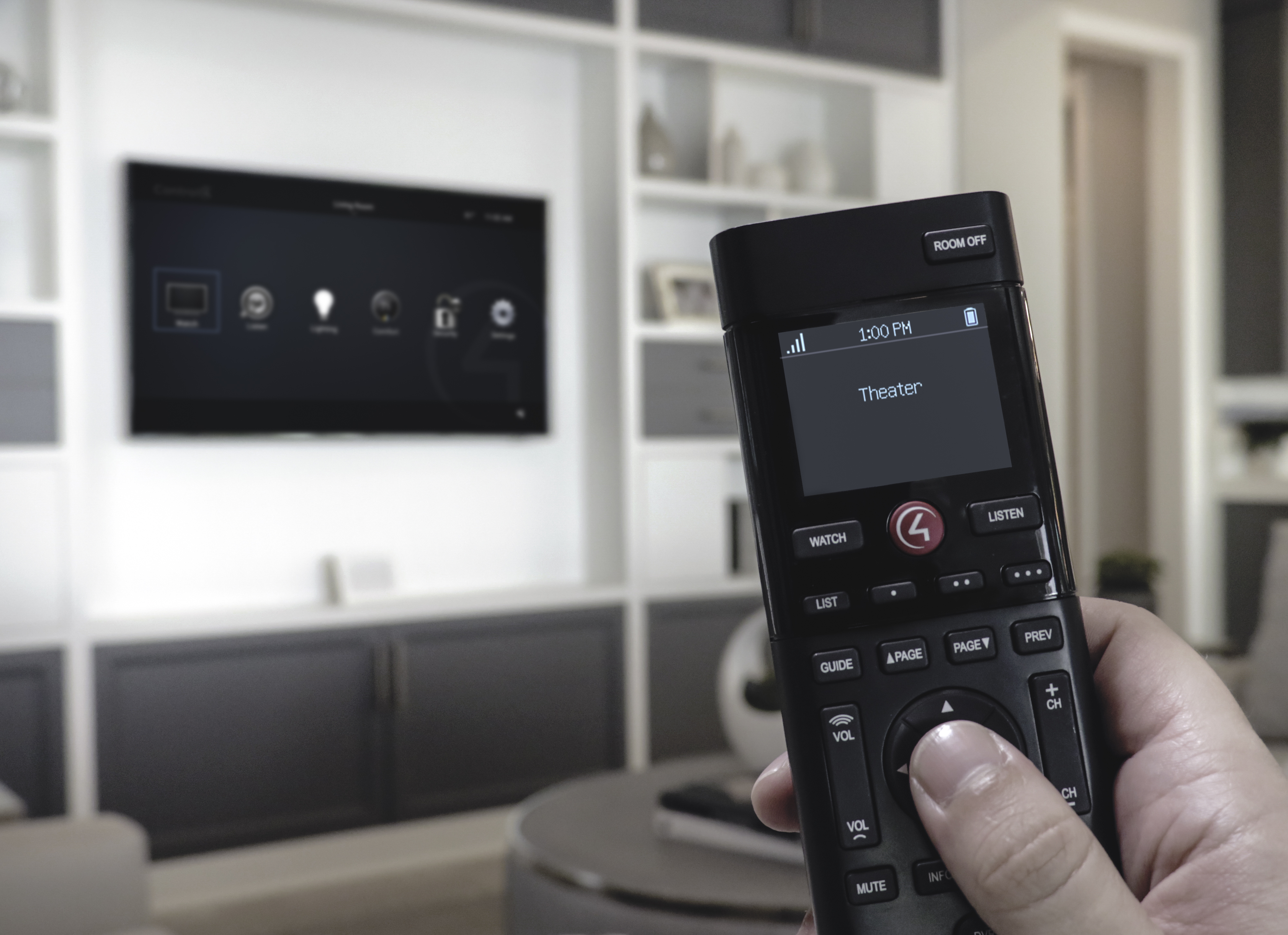 Control4 remote as a representation of smart remotes